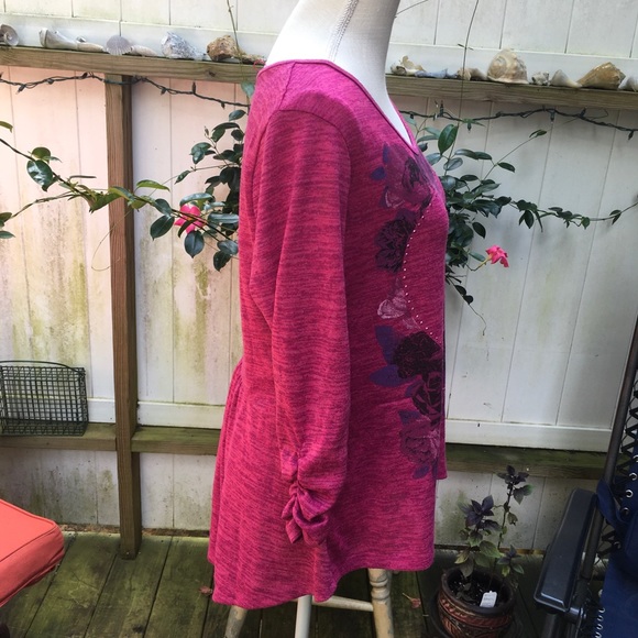 Hannah Rose Pink Stop & Smell The Roses Tuxedo Sty - Picture 5 of 7